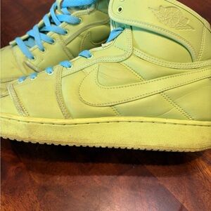 Jordan Retro 1 AJKO Billie Eilish Ghost Green women’s size 13 men’s 11.5